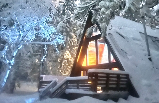 Arizona mountain cabin photo